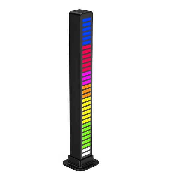 32-Bit Pickup Rhythm Light - RGB Colorful Sound Control Voice Activated LED Lamp Bar