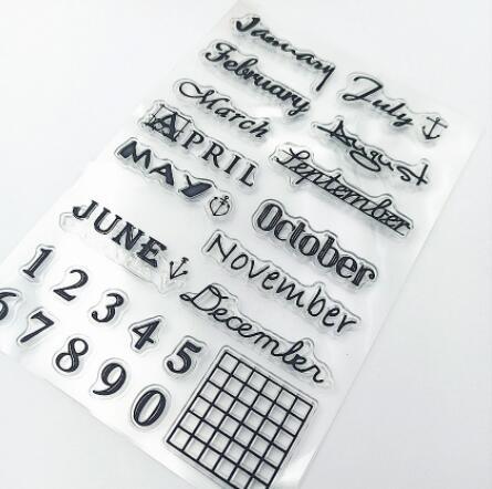 TranslucentTrend Calendar Stickers on Notebook