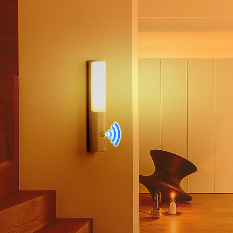 Smart Motion Sensor LED Night Light - Rechargeable, Adjustable, Portable