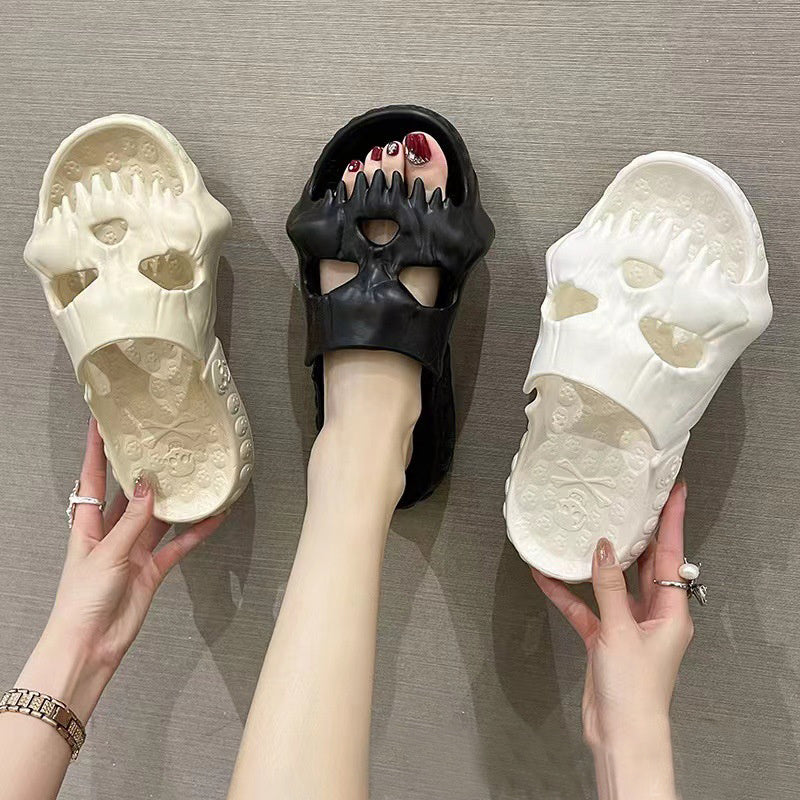 Comfortable EVA Skull Design Slippers