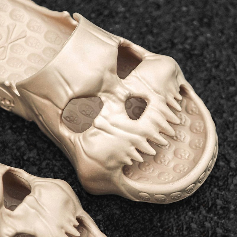 Comfortable Skull Head Bathroom Slippers