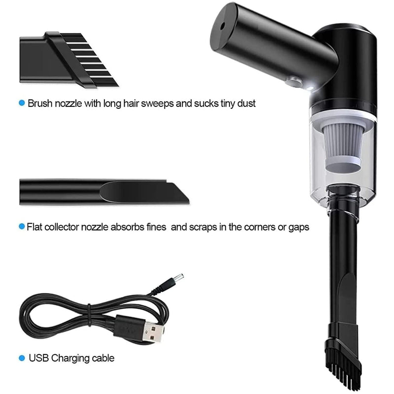 Portable Handheld Air Duster Wireless Vacuum Cleaner - Compact and Efficient Cleaning Tool