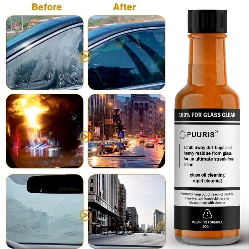 Puuris Glass Cleaning Agent - Powerful Stain Remover 100ml