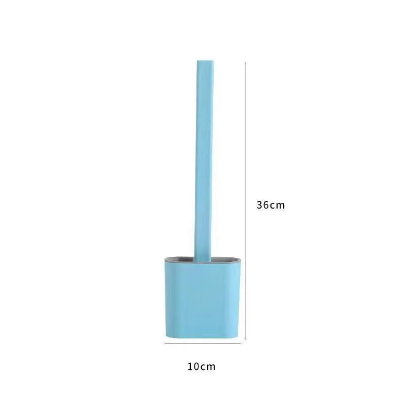 Iceberg Blue HygieneHero Toilet Brush showing bristle detail