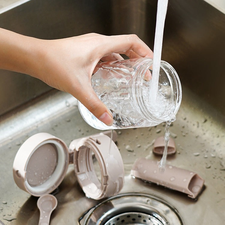 Easy-to-Clean SpoonSavor Jar with Removable Bottom