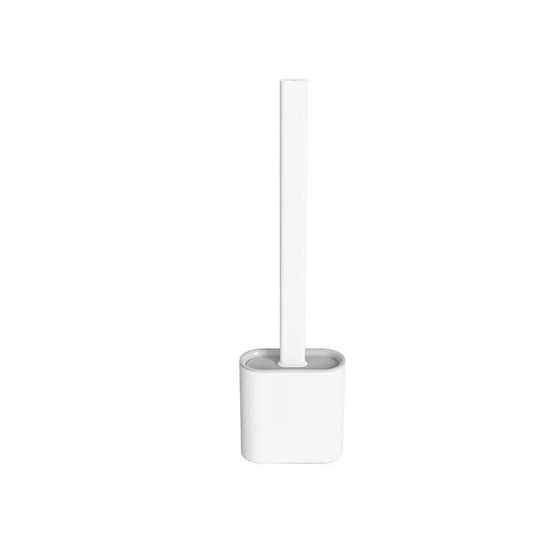 Moon mango white Toilet Brush with compact design