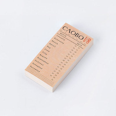 Calendar size self writing pad with custom options