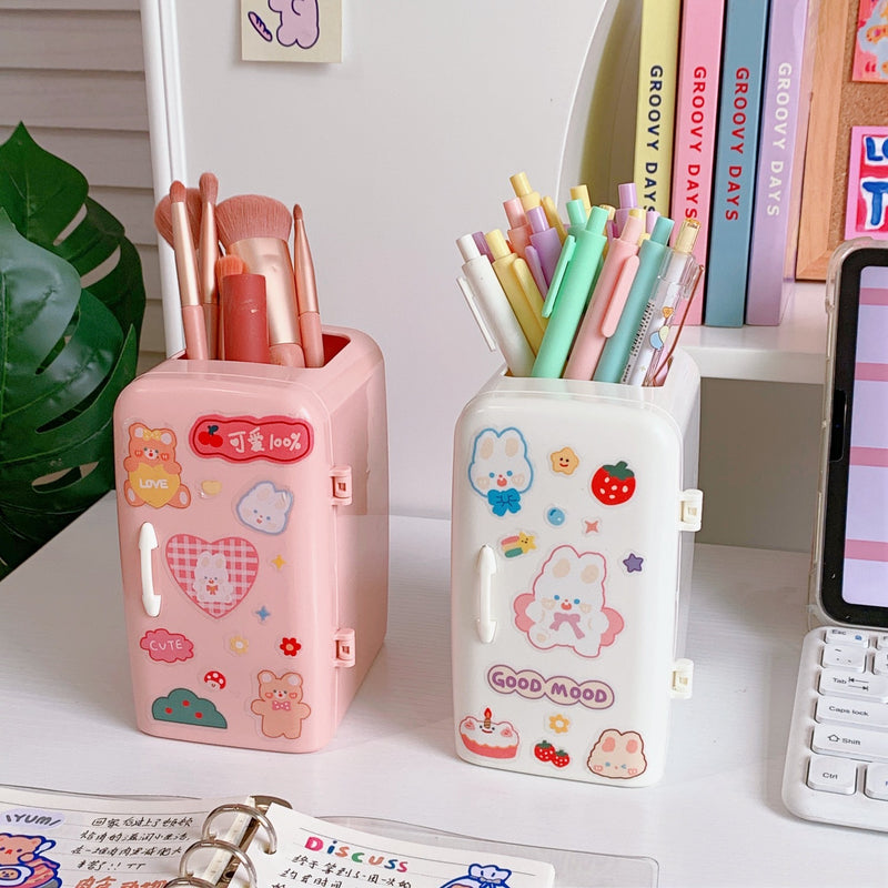 Multifunctional Fridge Fun Pencil Case on Desk