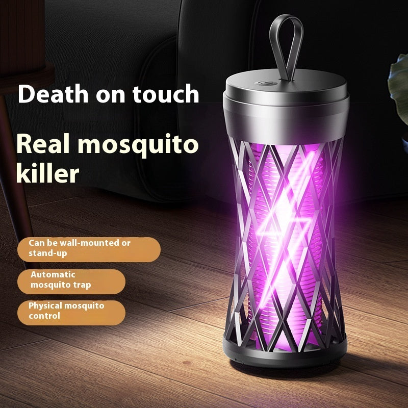 Rechargeable Mosquito Trap Lamp in Black