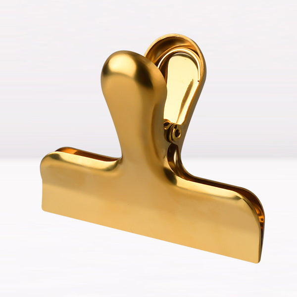 Gold Stainless Steel Dovetail Clip for Office Documents