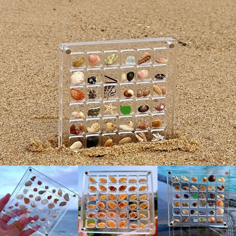 64 Grid Acrylic Magnetic Display Case