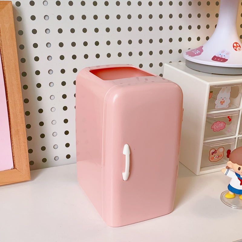 Pink Refrigerator Pen Holder with Large Capacity for pencils and stationery